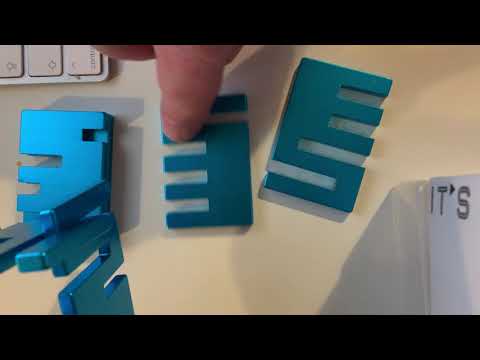 Lattice puzzle disassembly and reassembly