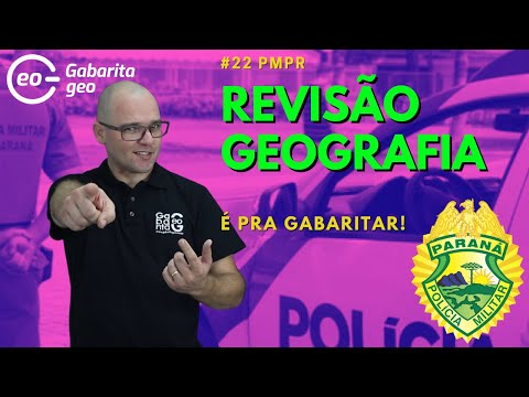 AO VIVO 24/05 | EDITAL PMPR 2020 REVISÃO GEOGRAFIA | GABARITAGEO CONCURSOS