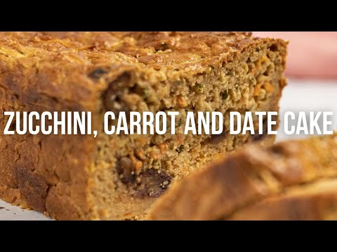 Zucchini, Carrot and Date Cake