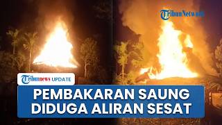 Viral Video Saung Padepokan di Tasikmalaya Dibakar Massa, Diduga Terkait Aliran Sesat