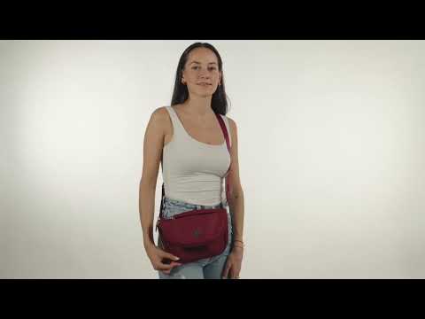 thumbnail video image 2 of Bolsa Crossbody Mujer Moderna LuckyLy, Ligera con Múltiples Compartimentos y Repelente al Agua, Bolsa Bandolera Versátil y de Viaje, Modelo Nila negro UNITALLA, 2 of 7
