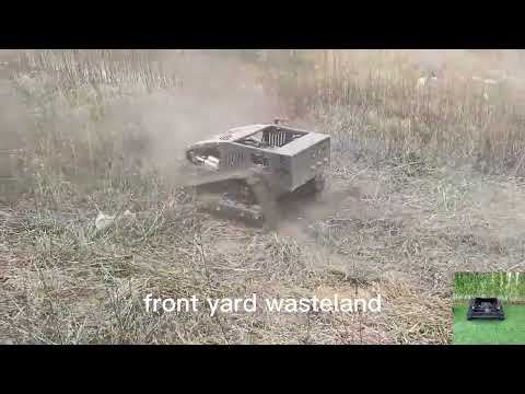 800mm cut walking speed 0~6Km/h remote control distance 200m wireless radio control lawn machine