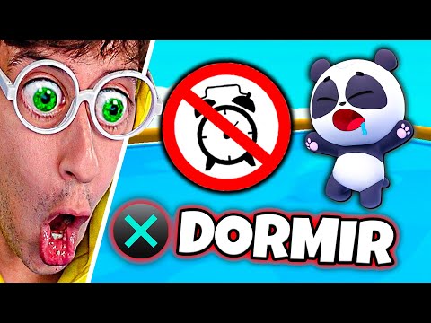 NO SLEEPING 😴🚫🏃‍♂️ to WIN 🤑!! (impossible challenge) - Bombergrounds TEKENDO