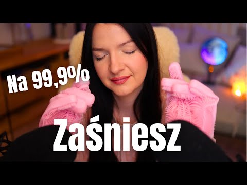 ZAŚNIESZ NA 100% W 15 MINUT ⏰🌙 ASMR Po Polsku 4k