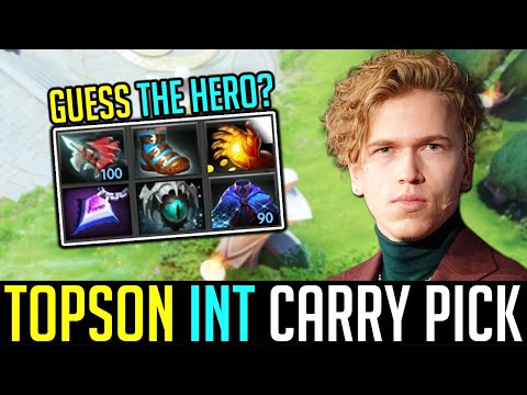 Guess the Hero? - Topson practicing this INT Carry on his Smurf Account DOTA 2