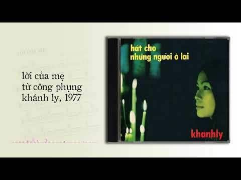 Lời của mẹ Sheet - Khánh Ly