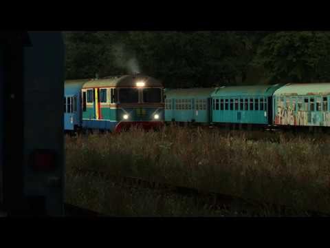 Regio 4064 cu întârziere de o ora pleacă din Jibou cu concert de goarne și DA 621 (1997)