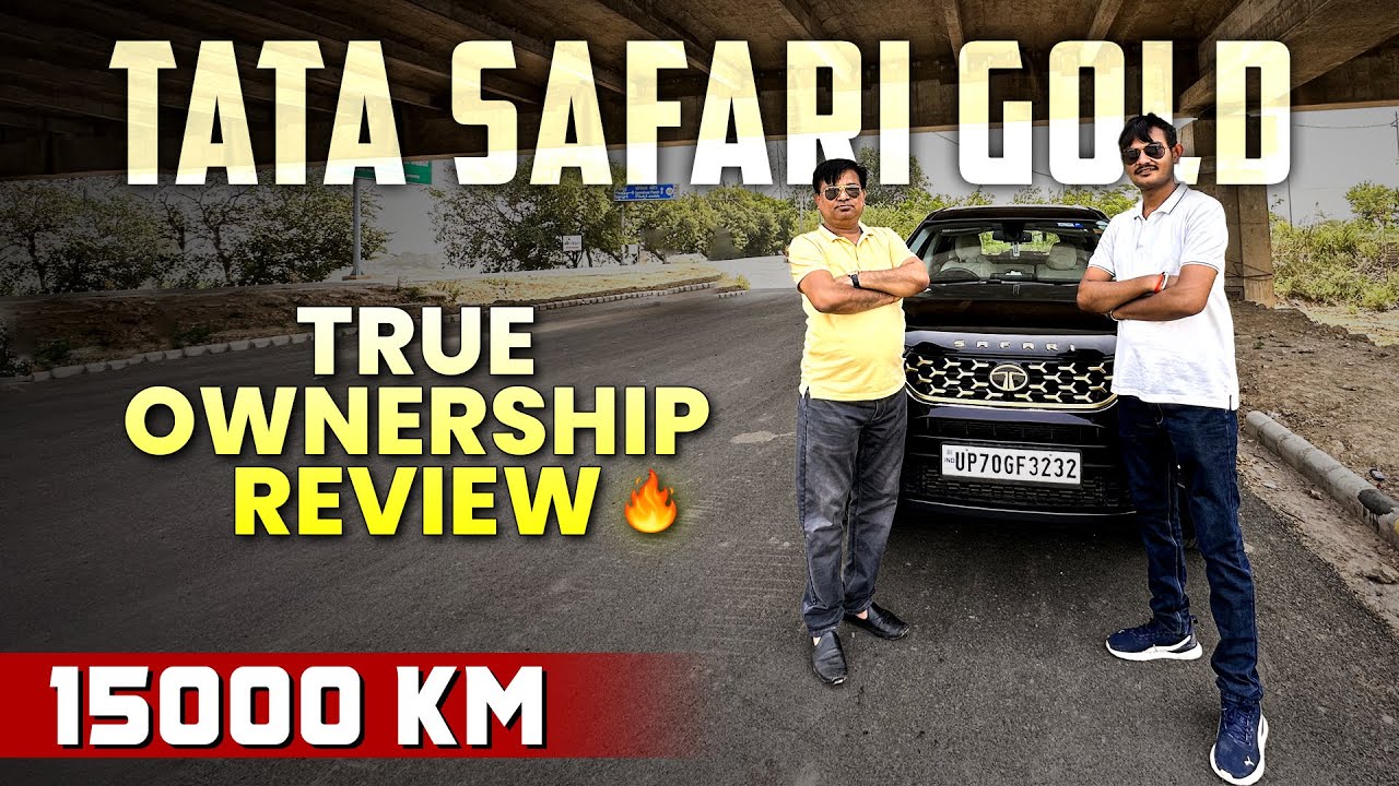 First Ownership Review of Tata Safari Gold Edition XZA+ 😍🔥 | Detailed review after 15000 km |