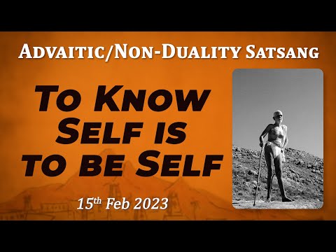 527. Bhagavan Ramana Satsang - To know Self is to be Self