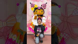 優し可愛い過ぎるクロミちゃん😈💜 #サンリオ #ハーモニー #ハーモニーランド #sanrio #クロミ #kuromi #djiosmo360 #推し活