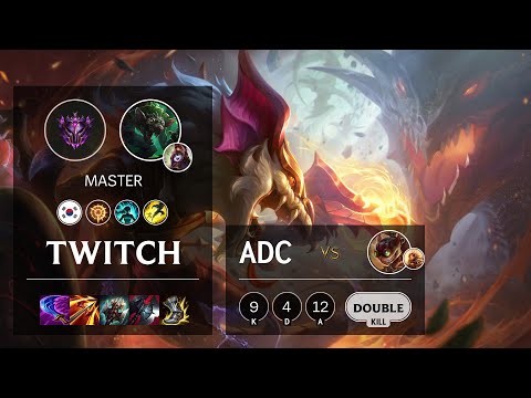 Twitch ADC vs Ziggs - KR Master Patch 11.17