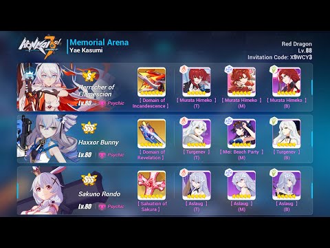 [Memorial Arena Exalted] Yae Kasumi (31680) - HF HB SR, Fuxi (3*)