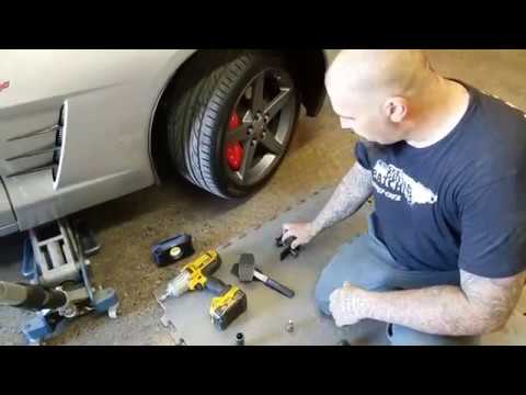 C6 Corvette brakes and rotor replacement