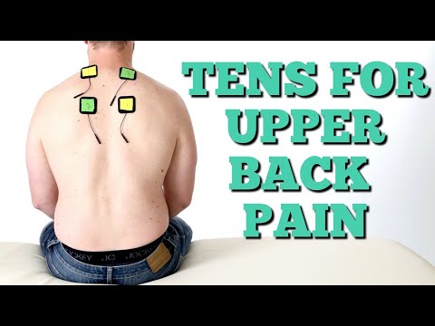 How to Use a TENS Unit With Upper Back Pain. Correct Pad Placement