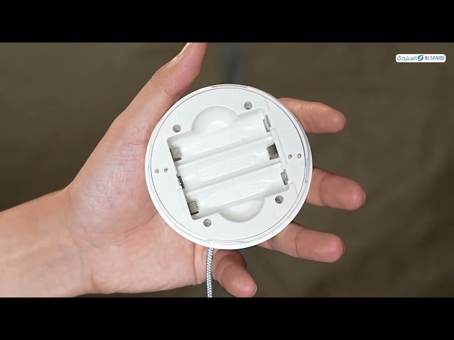 كشاف خيمة علاقي علي الحجر 200 لومن- خفيف وسهل الحمل، إضاءة قابلة للتعديل، توزيع ضوء جيد،ضمان سنتان