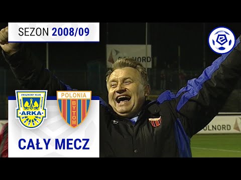 (1/2) Arka Gdynia - Polonia Bytom | CAŁY MECZ | Ekstraklasa 2008/09 | 10. Kolejka