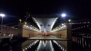 USS Essex (LHD 2) Departs Dry Dock 2023