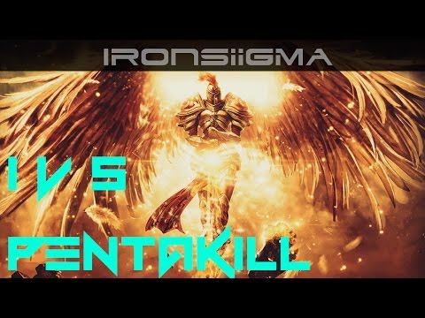 [League of Legends] | Kayle - 1 v 5 Pentakill