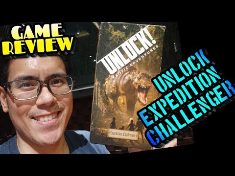 Unlock! Exotic Adventures : Expedition Challenger tabletop board game review (from Space Cowboys)