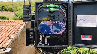 Instalação de clientes Fibra Óptica - Full HD1080p60