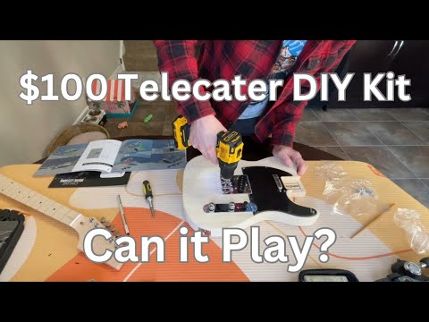 Is This $100 DIY Telecaster Kit Any Good? Full Build & Review!