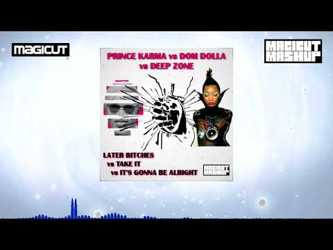 Prince Karma Vs Dom Dolla Vs Deep Zone - Later Bitches Vs Take It Vs It's Gonna Be (MAGICUT Mashup)