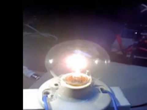 Kromrey 60W 120V Bulb Test A/C & DC Output vs MAIN LINE AC.dv