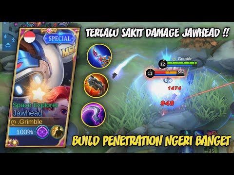 GILA !! JAWHEAD ASSASSIN DAMAGENYA GA NGOTAK | BUILD JAWHEAD TERSAKIT 2023 - MOBILE LEGENDS
