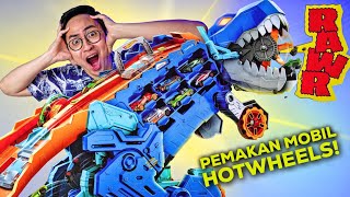 Download lagu ROBOT T-REX INI BISA MAKAN MOBIL HOTWHEELS KITA! mp3
