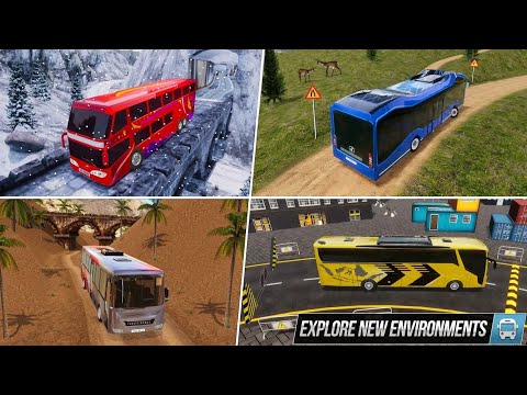 Modern Bus Simulator New Parking Games – Bus Games Android Gameplay