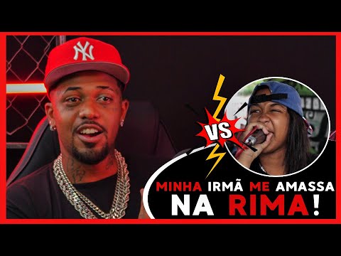 COMO É UM DUELO ENTRE IRMÃOS NA BATALHA DE RIMAS? | CLARA LIMA E CHRIS MC