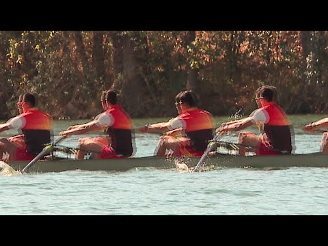 Chinese Rowing Team Escaping Harsh Winter Temperatures