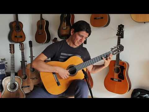 Antonio Emilio Pascual classical guitar 1945 - amazing guitar - luthier of Manuel Ramirez + video! image 13