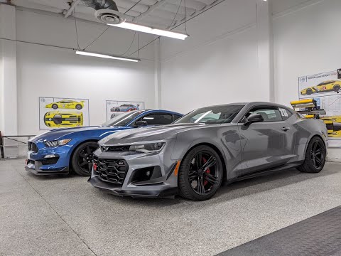 Camaro ZL1 1LE vs Shelby GT350R track battle at Thunderhill East (Bypass) Part II