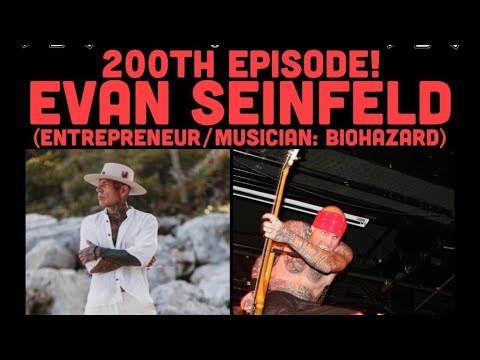 The NYHC Chronicles LIVE! Ep. #200 Evan Seinfeld (Entrepreneur / Musician : Biohazard)