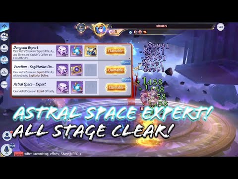 Saint Seiya: Awakening - Astral Space Expert All Stage Clear! Complete Guide!