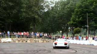 preview picture of video 'Audi R8, BMW M3 CSL y Chevrolet Corvette en el IV Encontro de coches clásicos de Culleredo'
