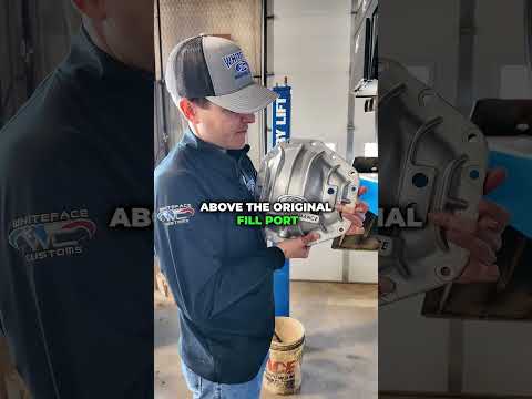 Still Pulling Your Diff Cover to Drain Fluid? #FordMaintenance #FordTrucks #Shorts