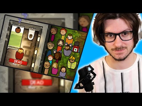 Daxellz Reacts to Lets Game It Out I Built a Prison Where Being Alive Is Optional - Prison Architect