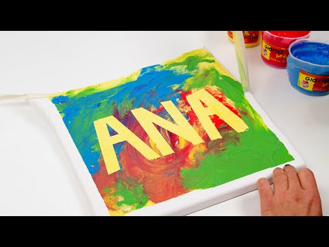 O primeiro Quadro - Manualidades para crianças de 2 a 3 anos