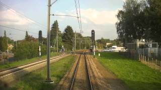 preview picture of video '[cabinerit] A train driver's view: Sittard - Heerlen, MAT64, 16-Sep-2014.'