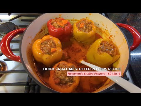 Quick Croatian Stuffed Peppers Recipe | S2 | Ep. 4