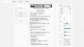 Make a Western Union Receipt