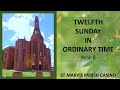 Catholic Sunday Mass for the Twelfth Sunday in Ordinary Time B, St Mary's Casino, Diocese of Lismore