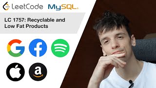 YouTube video 'LeetCode 1757: Recyclable and Low Fat Products [SQL]'