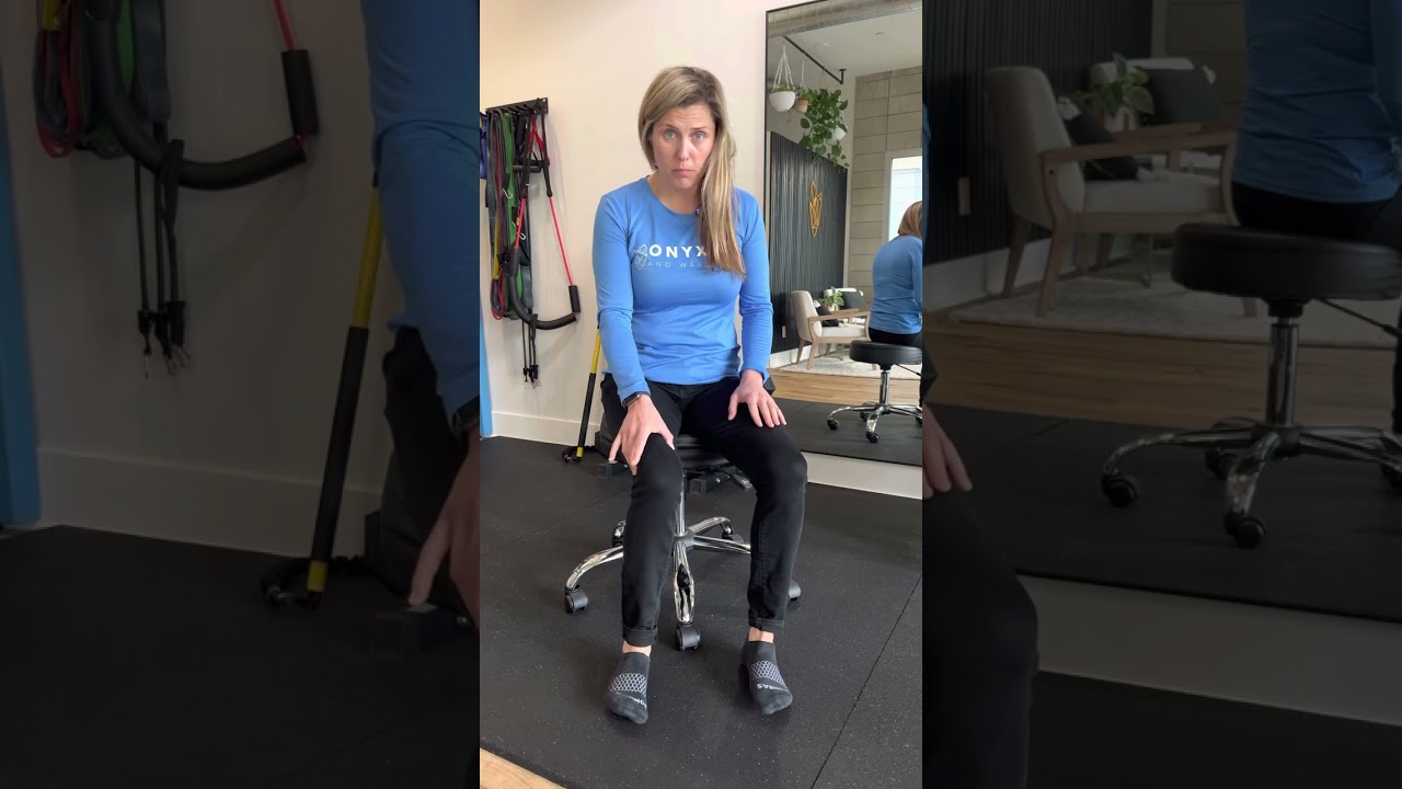 Seated ankle inversion/eversion