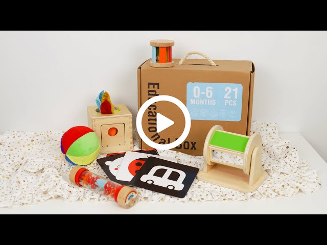 Edukační box Baby Montessori hračky pro miminka Tooky Toy