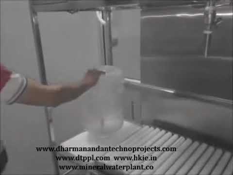 3 KW Rotary Bottle Washing Machine