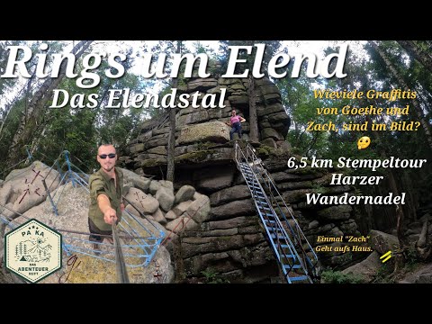 Rings um, Elend - Das Elendstal - Wandern im Harz - Harzer Wandernadel - Stempelstelle 14   20   21