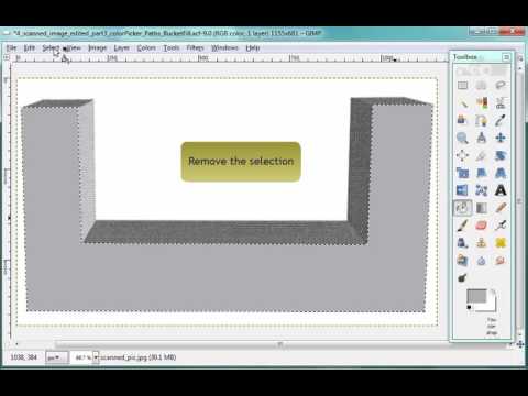 GIMP: Adding colour to your image using Bucket Fill tool